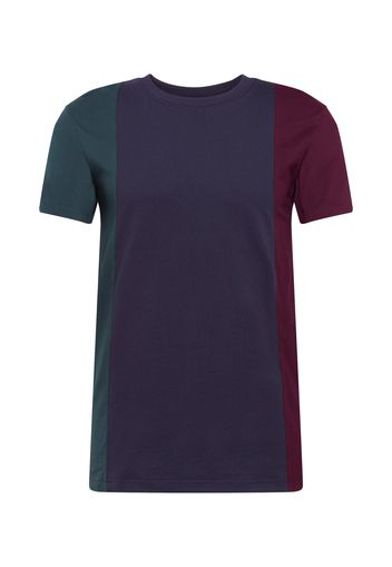 Urban Classics Maglietta 'Tripple Tee'  navy / abete / borgogna