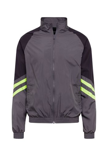 Urban Classics Giacca di mezza stagione  nero / lime / grigio scuro