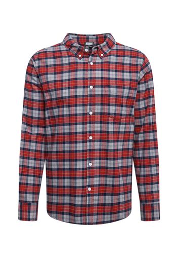 Urban Classics Camicia  rosso / navy / giallo / grigio fumo