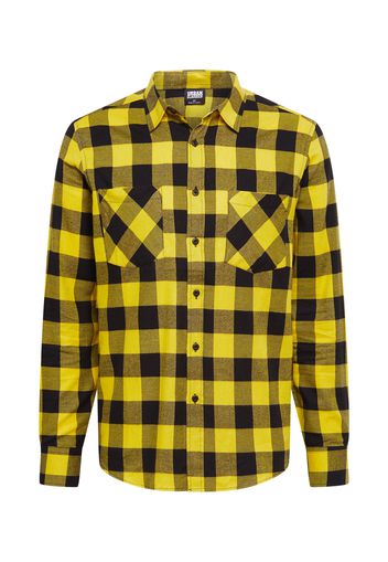 Urban Classics Camicia  nero / giallo