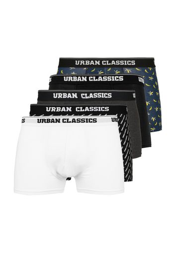 Urban Classics Boxer  nero / bianco / antracite / blu cobalto / giallo chiaro