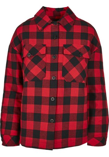 Urban Classics Camicia da donna  nero / rosso