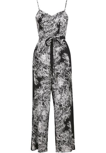 Urban Classics Tuta jumpsuit  nero / bianco