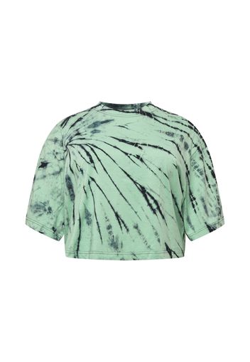 Urban Classics Maglia extra large  nero / menta