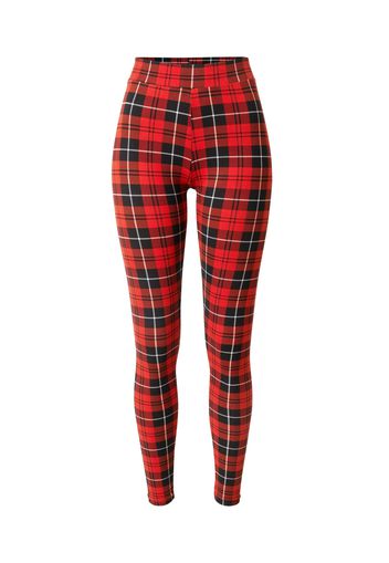 Urban Classics Leggings  rosso / nero / bianco