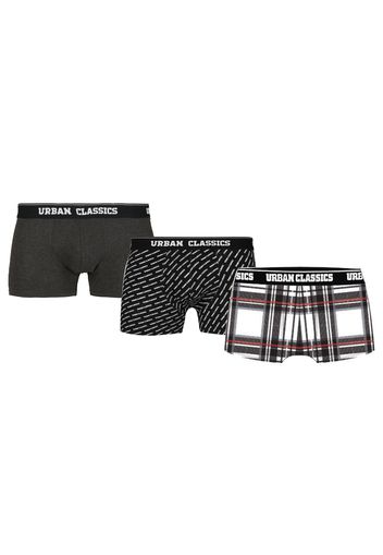 Urban Classics Boxer  grigio sfumato / rosso / nero / bianco