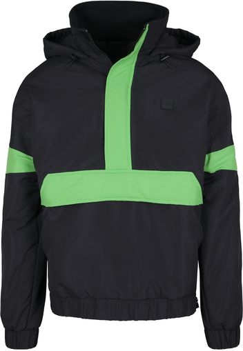 Urban Classics Giacca di mezza stagione  verde neon / nero