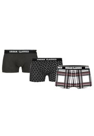 Urban Classics Boxer  grigio sfumato / rosso / nero / bianco