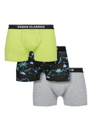 Urban Classics Boxer  blu / blu notte / giallo / grigio