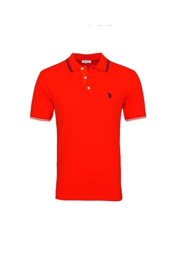 U.S. POLO ASSN. Maglietta  rosso / nero / bianco