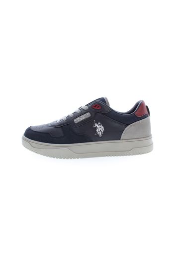 U.S. POLO ASSN. Sneaker bassa 'Rush'  blu / grigio / rosso scuro / bianco