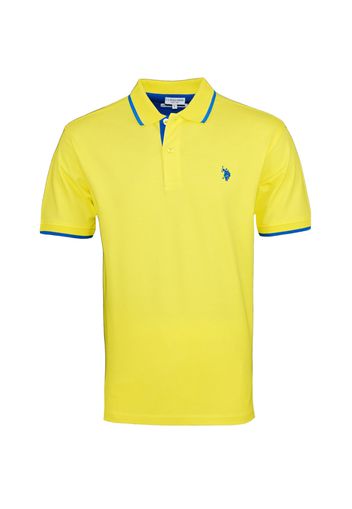 U.S. POLO ASSN. Maglietta  blu / giallo