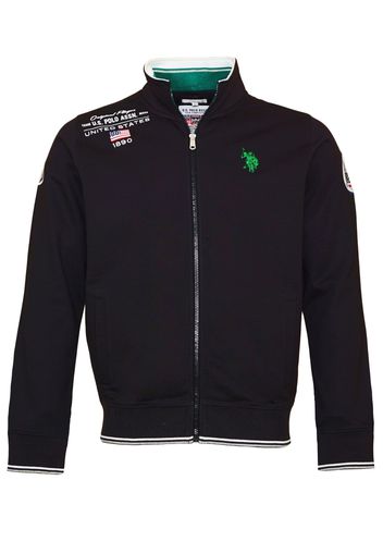 U.S. POLO ASSN. Giacca di felpa  verde / nero