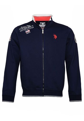 U.S. POLO ASSN. Giacca di felpa  blu scuro / colori misti