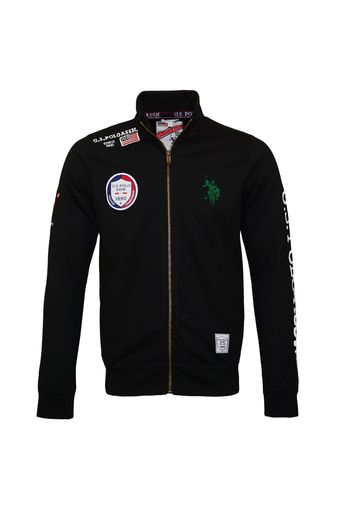 U.S. POLO ASSN. Giacca di felpa  verde / rosso / nero / bianco