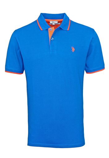 U.S. POLO ASSN. Maglietta 'Fashion'  blu / arancione