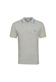 U.S. POLO ASSN. Maglietta  blu / grigio sfumato