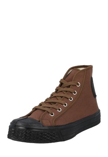 US Rubber Sneaker alta  cioccolato