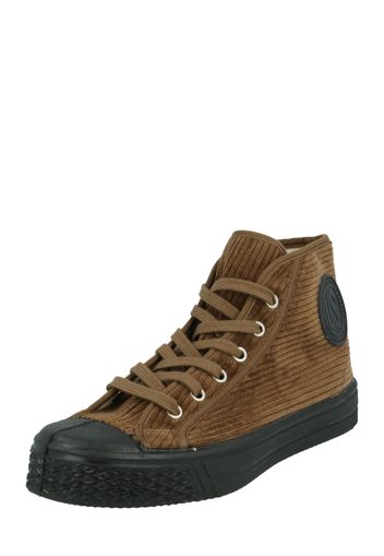 US Rubber Sneaker alta  marrone / nero