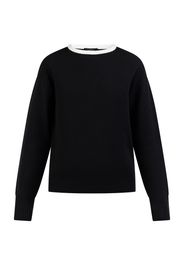 usha BLACK LABEL Pullover  nero / bianco