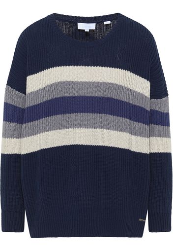 usha BLUE LABEL Pullover  blu scuro / bianco / indaco / blu colomba