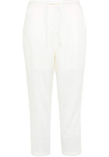 Usha Pantaloni con pieghe  bianco naturale