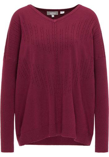 Usha Pullover  rosso vino