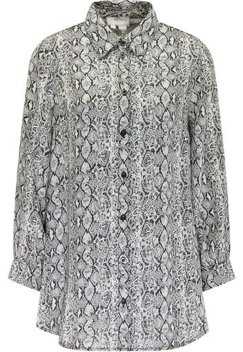 Usha Camicia da donna  grigio / pietra / nero