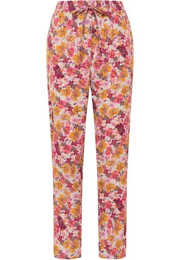 Usha Pantaloni  rosa / arancione / lilla