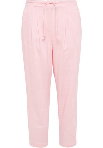 Usha Pantaloni con pieghe  rosa chiaro