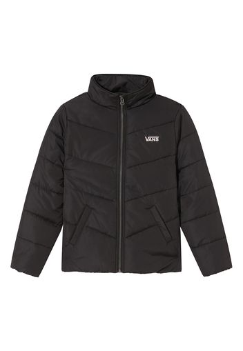 VANS Giacca di mezza stagione 'FOUNDRY PUFFER'  nero / bianco