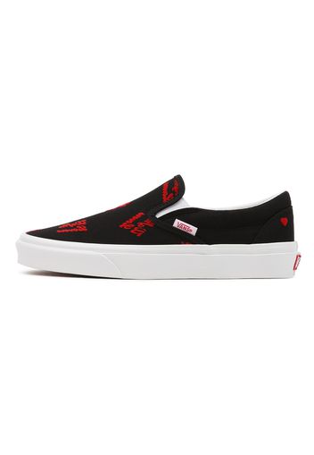 VANS Scarpa slip-on  nero / rosso