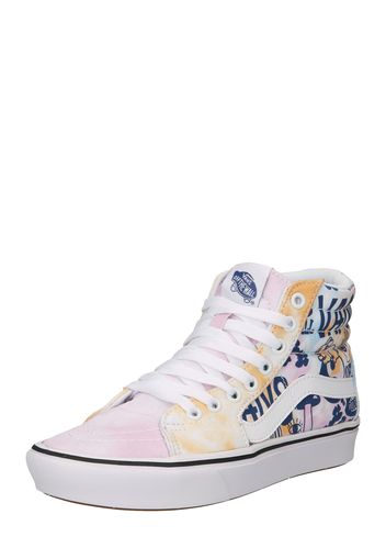 VANS Sneaker alta 'UA ComfyCush'  bianco / giallo oro / blu chiaro / navy / lilla pastello