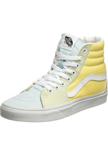 VANS Sneaker alta 'UA SK8-Hi'  bianco / verde chiaro / giallo / blu pastello