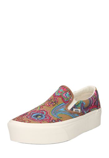 VANS Scarpa slip-on  marrone / rosa / turchese / bianco