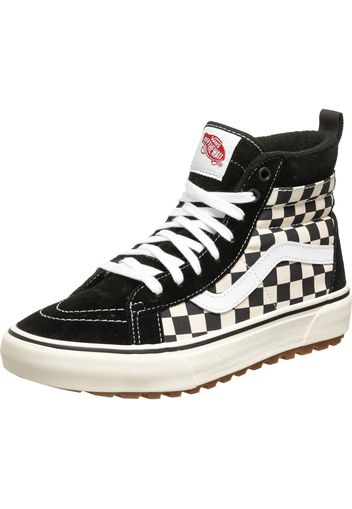 VANS Sneaker alta  nero / bianco / rosso / bianco lana