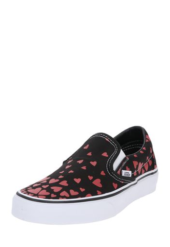 VANS Scarpa slip-on  nero / rosso pastello