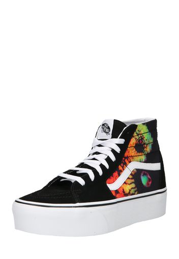 VANS Sneaker alta 'UA SK8-Hi'  nero / verde chiaro / rosso / arancione