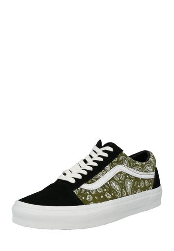 VANS Sneaker bassa 'Old Skool'  verde / nero / bianco