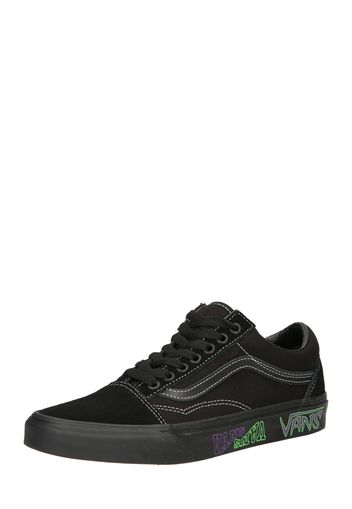 VANS Sneaker bassa 'Old Skool'  verde neon / lilla scuro / nero / bianco