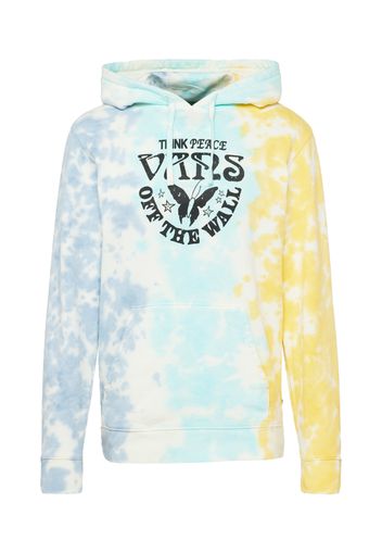 VANS Felpa 'HAPPY THOUGHTS'  blu colomba / blu cielo / giallo / nero