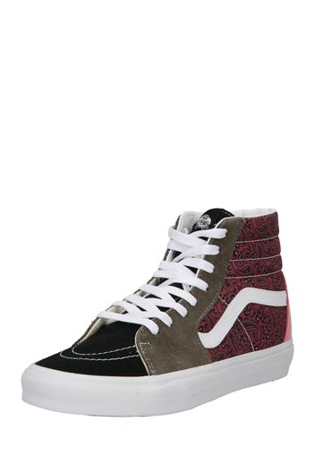 VANS Sneaker alta 'UA SK8'  oliva / rosso / nero / bianco