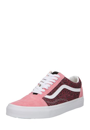 VANS Sneaker bassa 'Old Skool'  rosa / rosso sangue / nero / offwhite