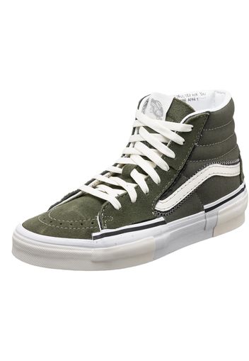 VANS Sneaker alta 'Sk8-Hi Reconstruct'  verde / bianco