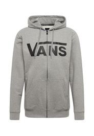 VANS Giacca di felpa 'VANS CLASSIC ZIP HOODIE II'  nero / grigio