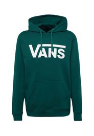 VANS Felpa  verde scuro / bianco