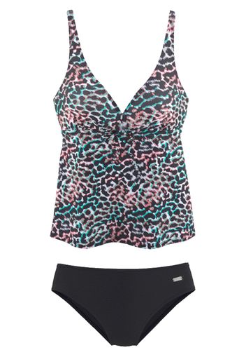 VENICE BEACH Tankini  turchese / rosso / nero