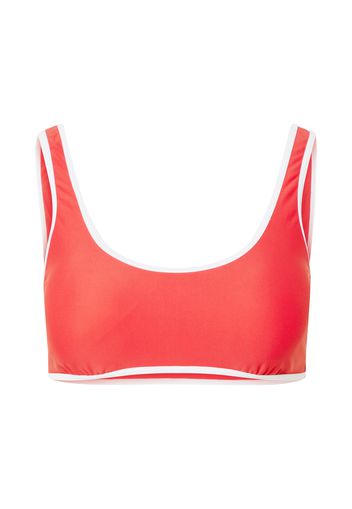 VENICE BEACH Top per bikini  rosso / bianco