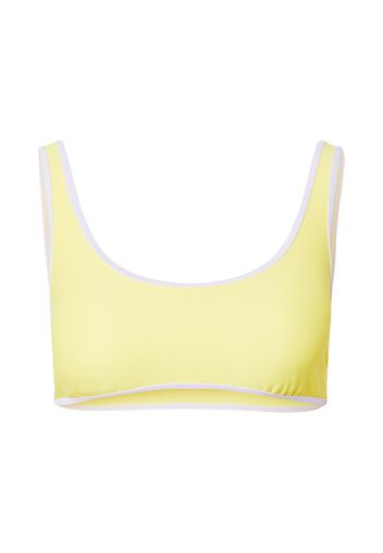 VENICE BEACH Top per bikini  giallo / bianco