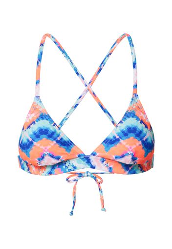 VENICE BEACH Top per bikini  blu / arancione